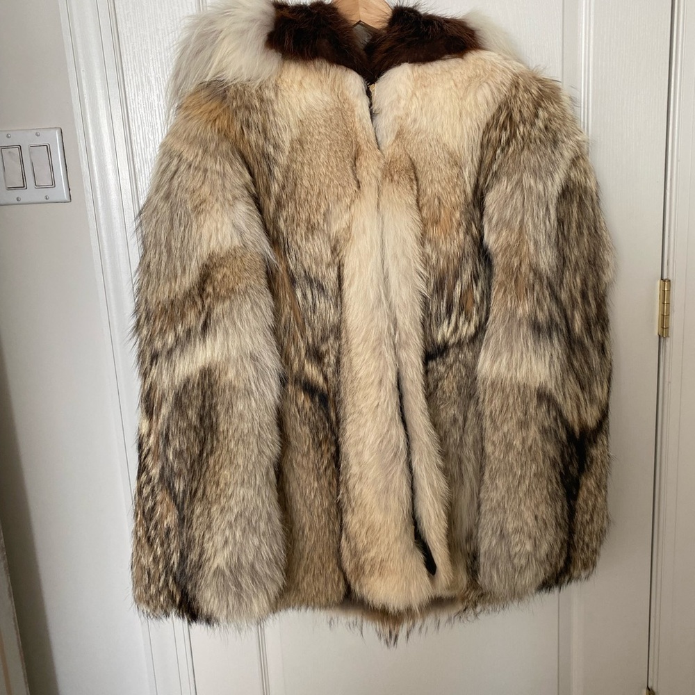 Men’s XL Fur coat quilted the utmost warmth